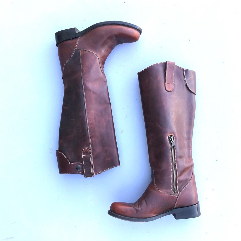 Stetson Handmade Leather Riding Boots - Picture 3 of 9